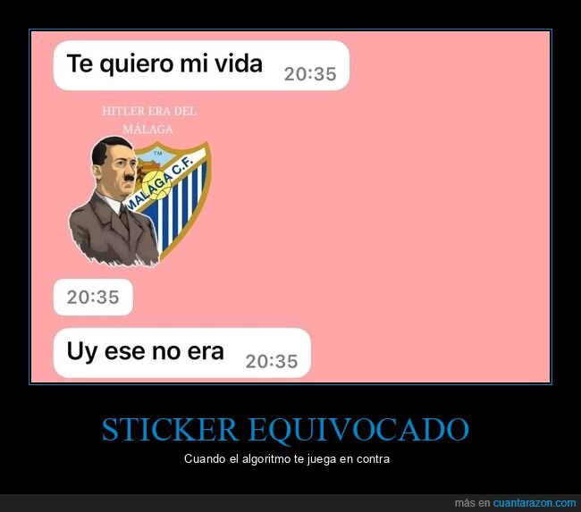 sticker,malaga,amor,hitler