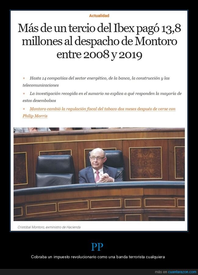 montoro,ibex,pp,políticos