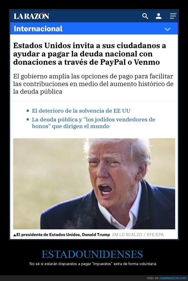 eeuu,pagar,deuda,donaciones
