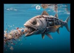 Enlace a Peces robots para limpiar los océanos