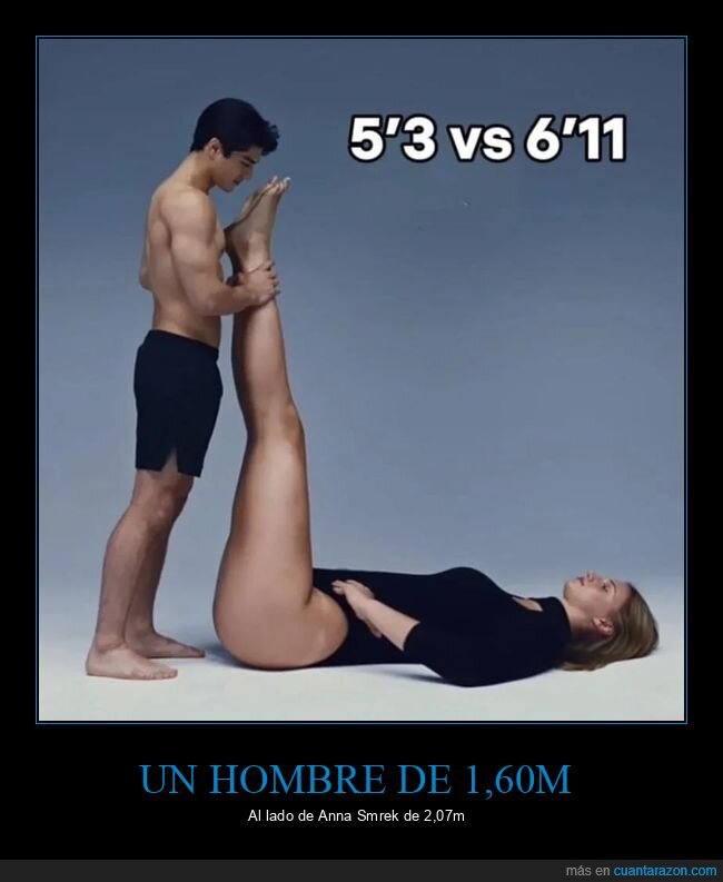 alta,anna smrek,estatura,piernas
