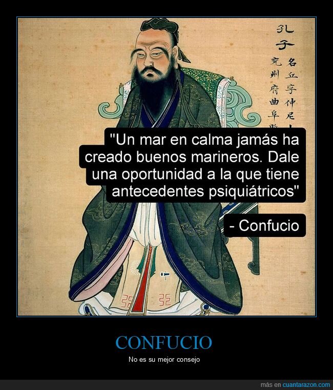 antecedentes psiquiátricos,confucio,marineros