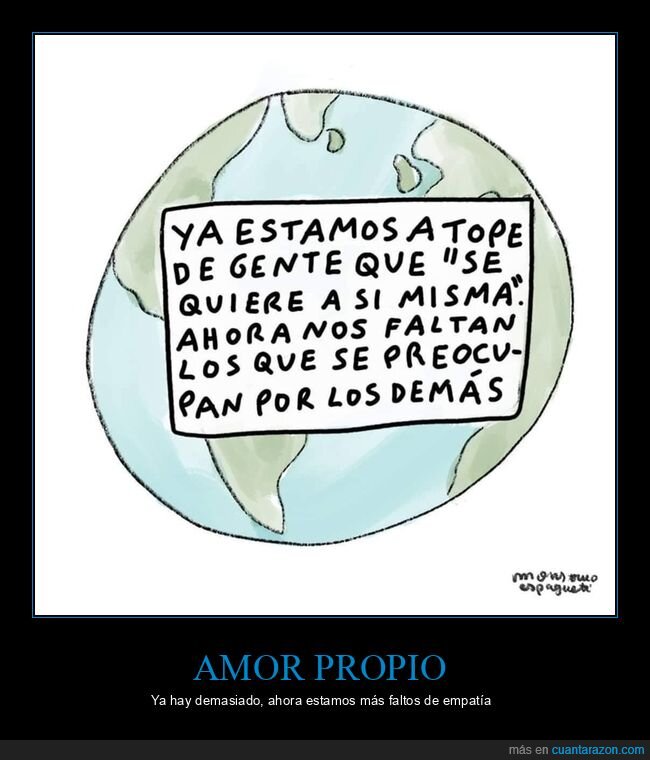 quererse,preocuparse,demás