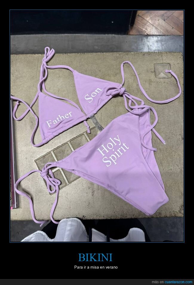 bikini,padre,hijo,espíritu santo