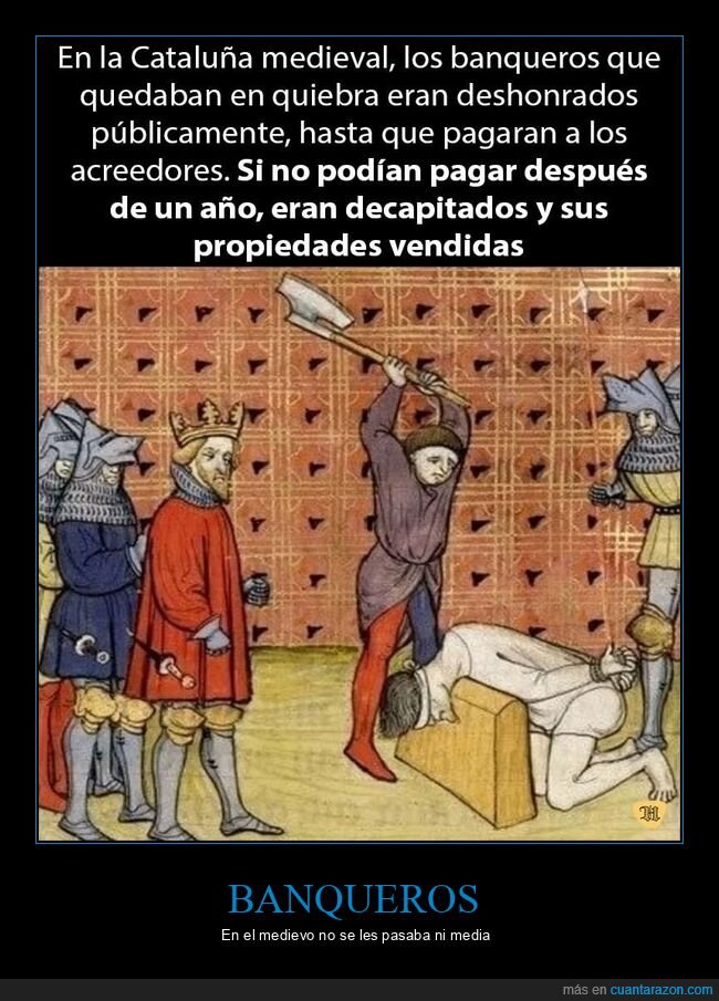 banqueros,edad media