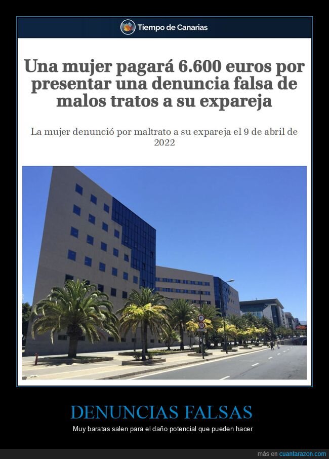 denuncia falsa,ex,pagar