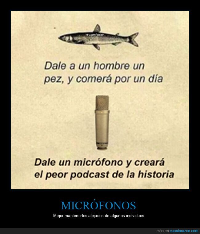 micrófono,pez,podcast