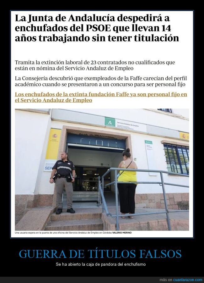 andalucía,despedir,títulos,falsos