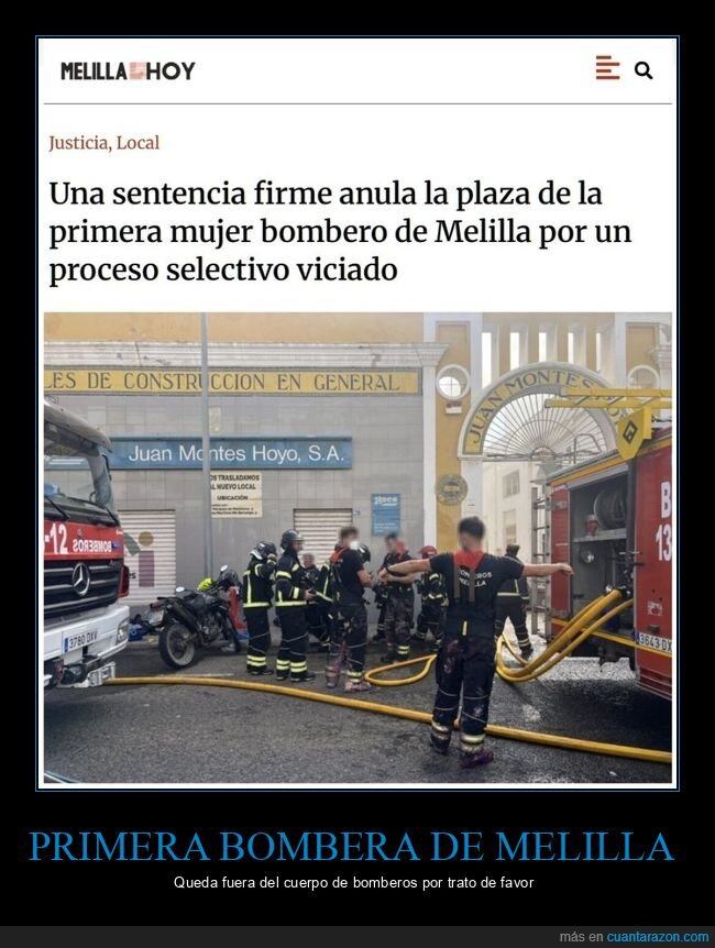 bombera,melilla,anulación,plaza