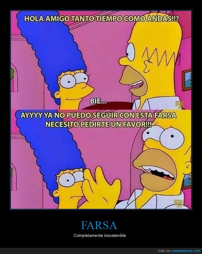 amigo,farsa,favor,simpsons