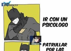 Enlace a Batman pasa de psicólogos