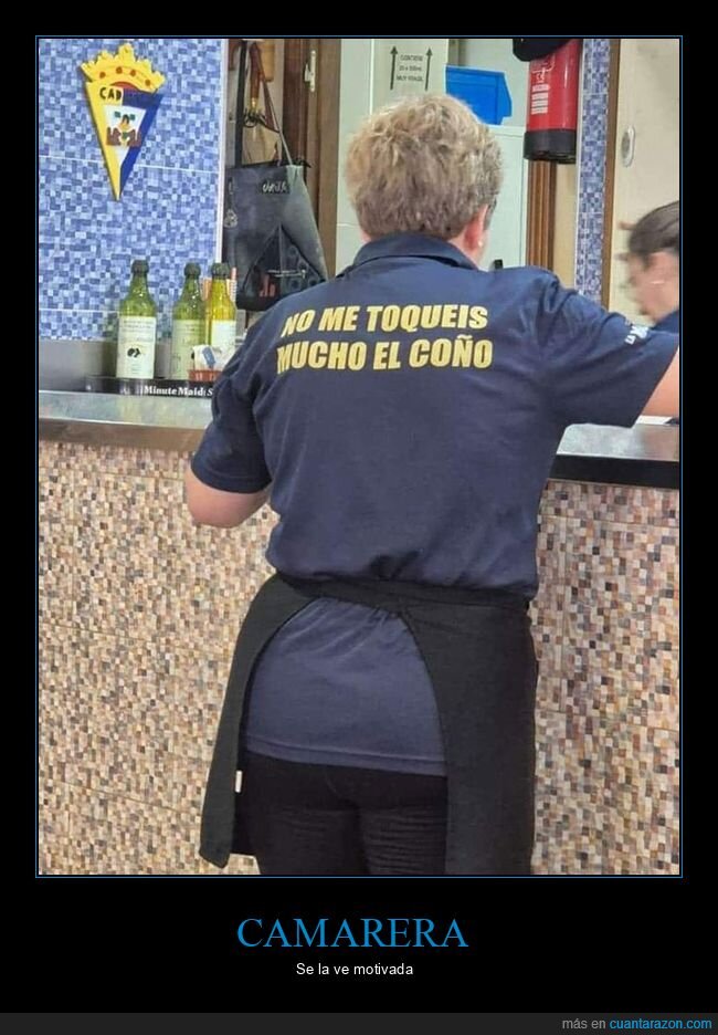 camarera,camiseta