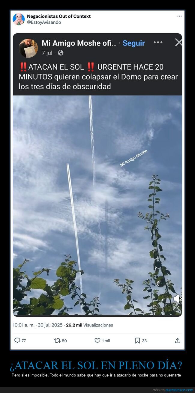atacar,negacionistas,sol,terraplanistas