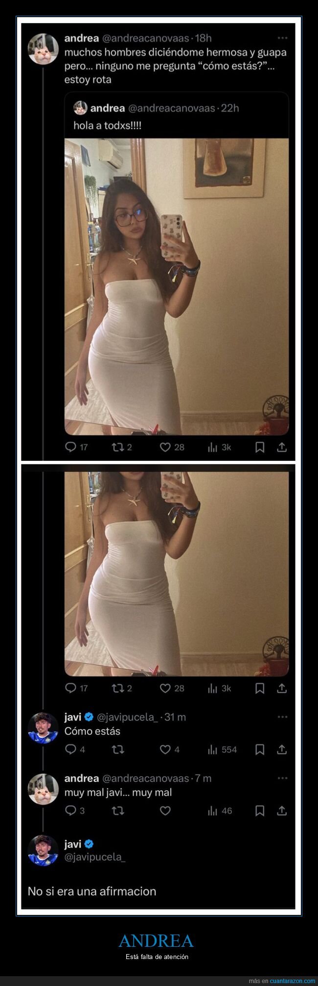 afirmación,cómo estás