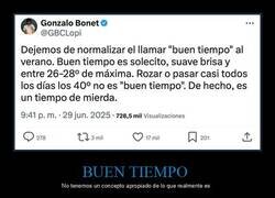 Enlace a Esto no es buen tiempo...