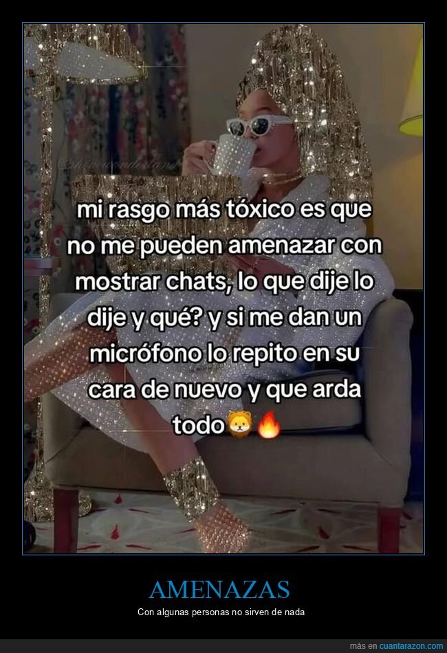 amenazar,enseñar,chats