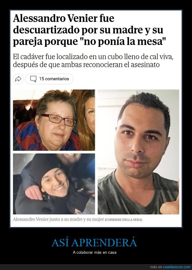 poner la mesa,madre,pareja