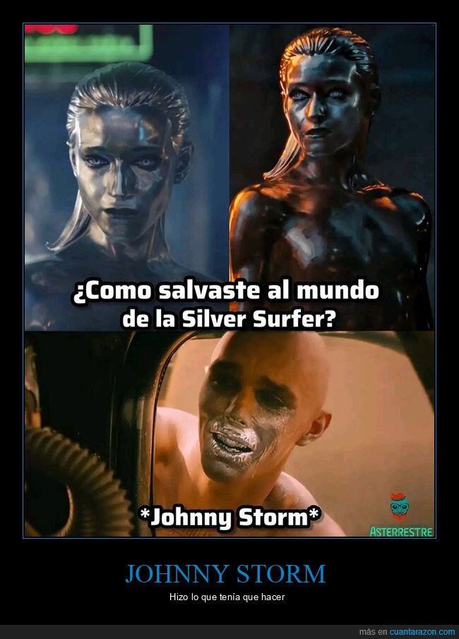 los 4 fantásticos,silver surfer
