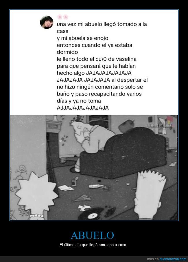 abuela,abuelo,borracho,vaselina