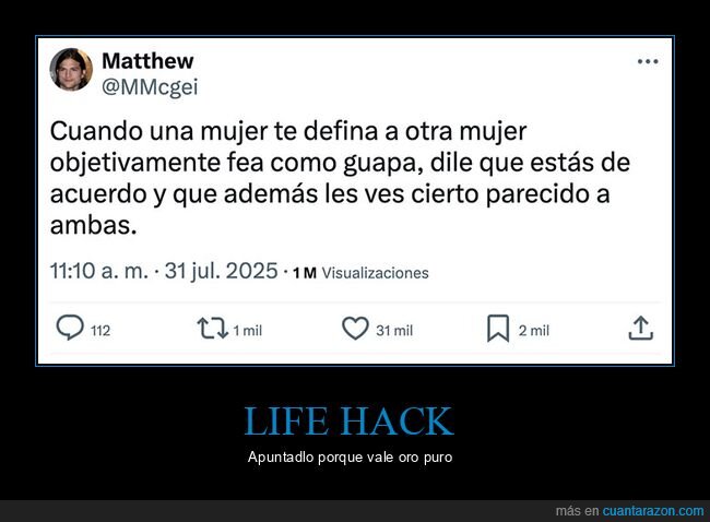 fea,guapa,mujer,parecerse