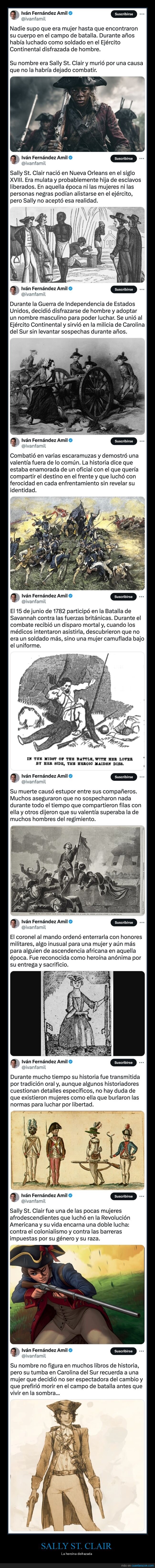 sally st clair,soldado