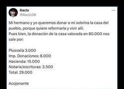 Enlace a Una donación puede salir muy cara