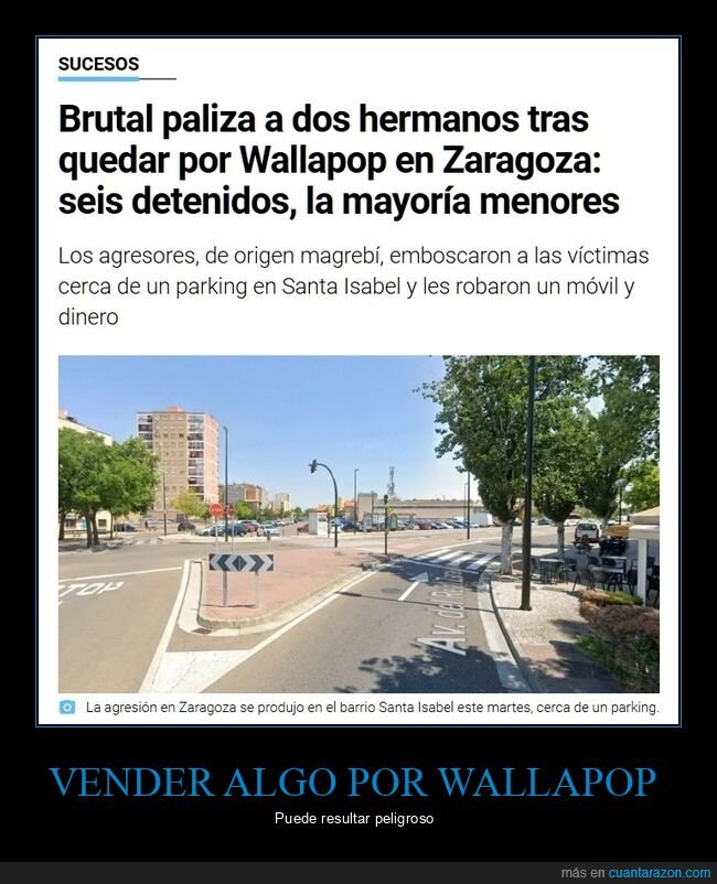 wallapop,quedar,paliza