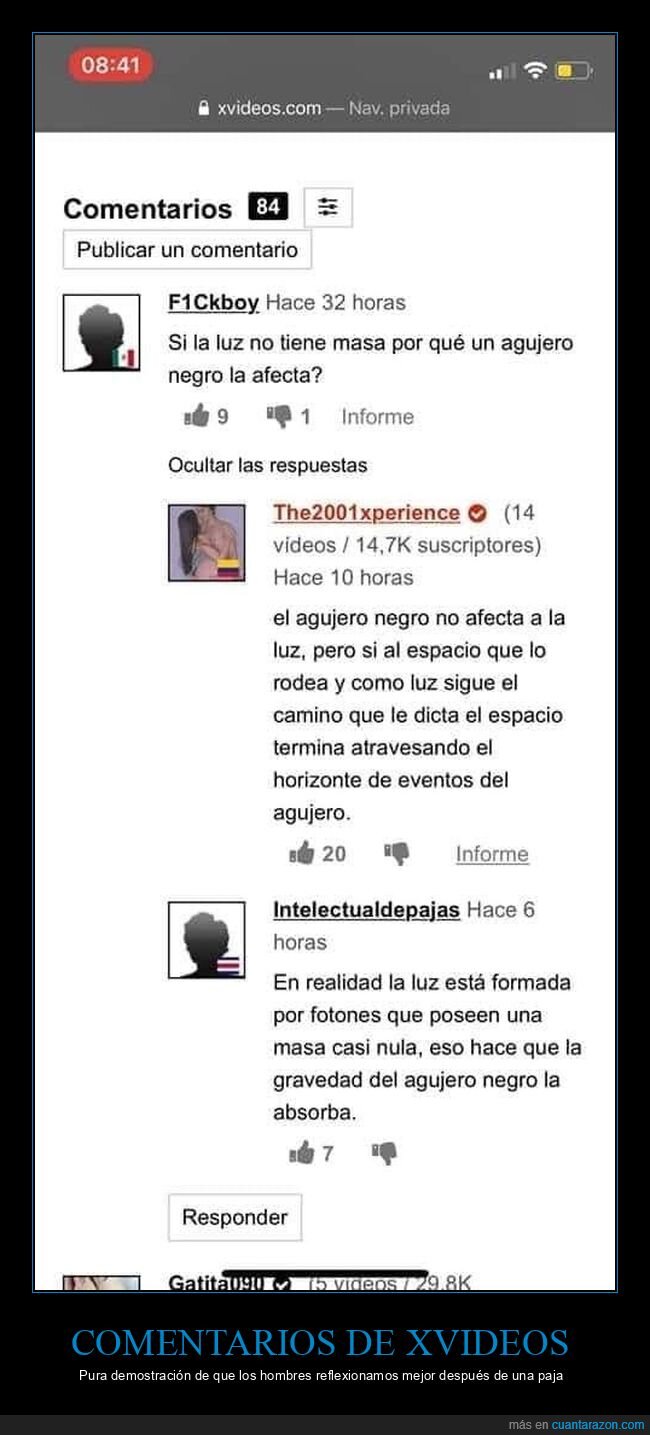 agujero negro,comentarios,luz,masa