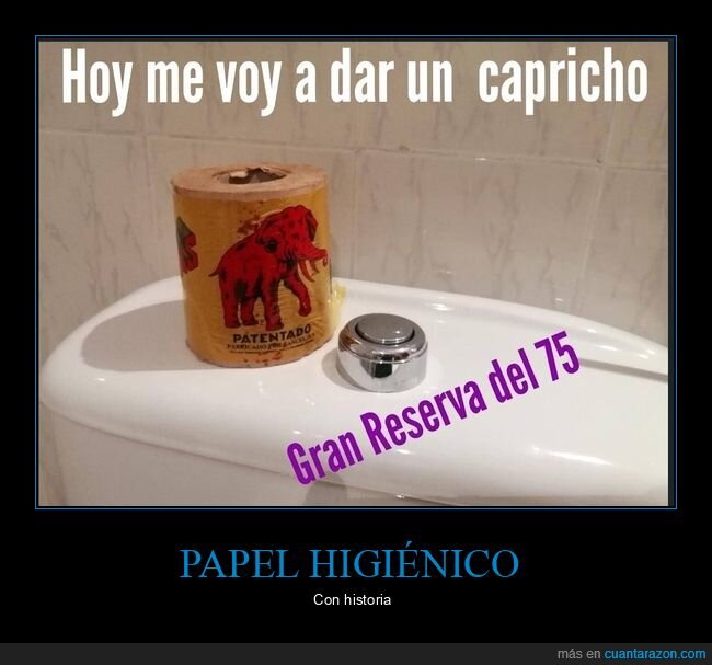 antiguo,papel higiénico