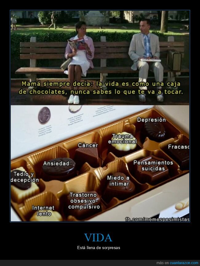 caja de bombones,forrest gump,vida