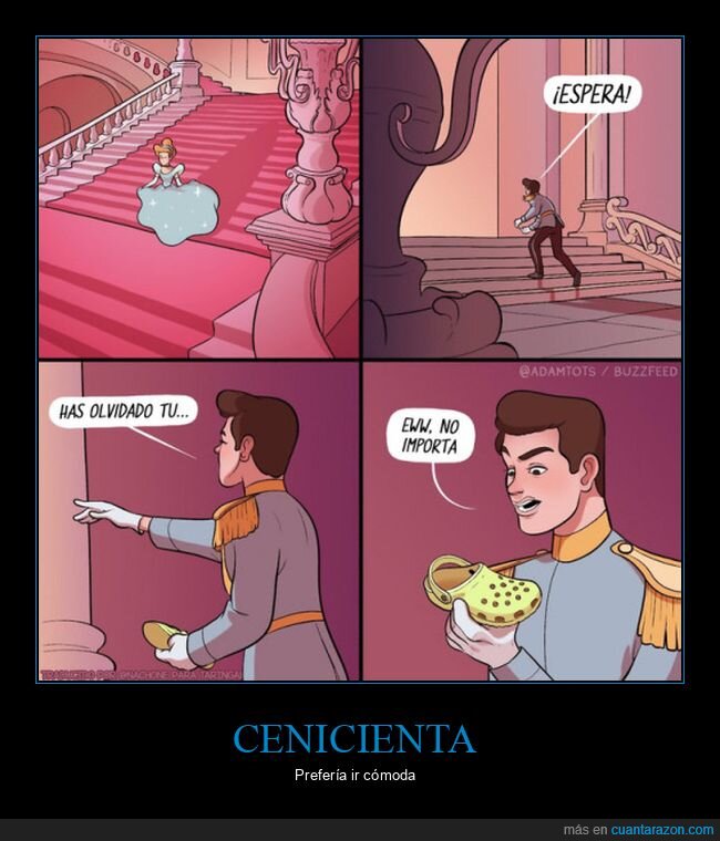 cenicienta,crocs