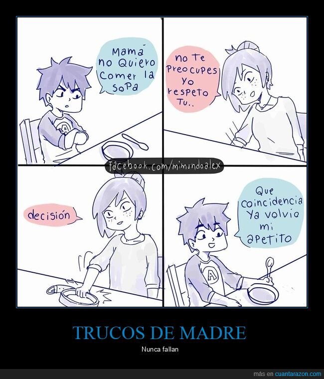 madre,hijo,comer