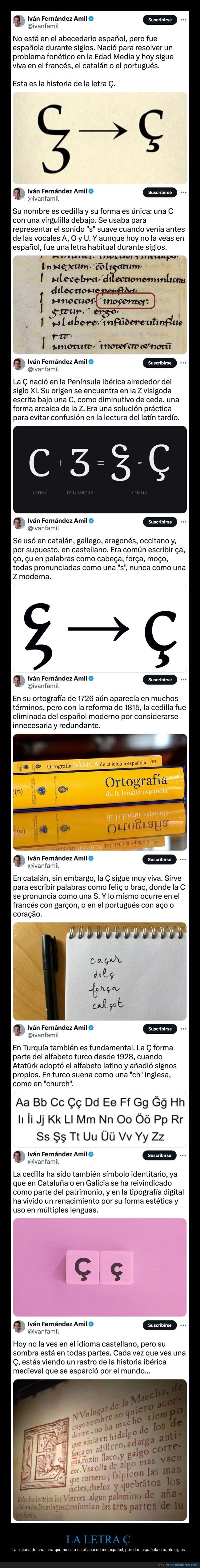 ç,cedilla,letra,historia