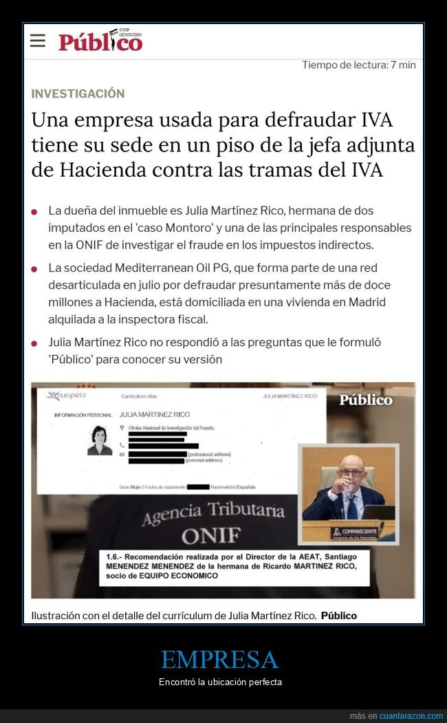 empresa,defraudar,iva,sede,jefa,hacienda