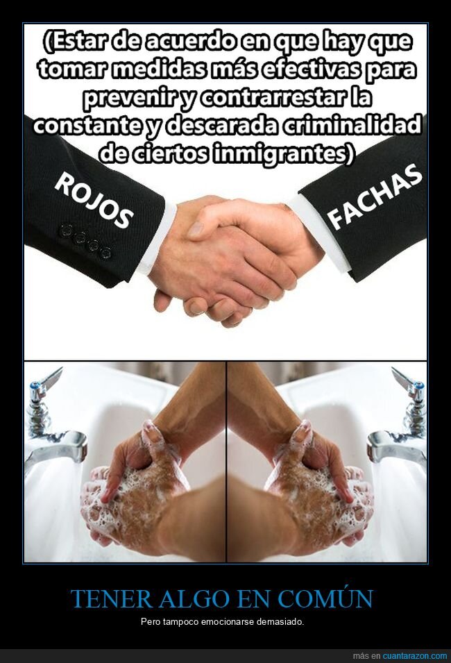 rojos,fachas,izquierda,derecha,inmigración