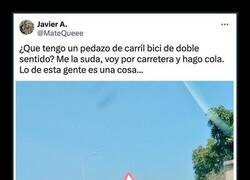 Enlace a Ciclistas siendo ciclistas