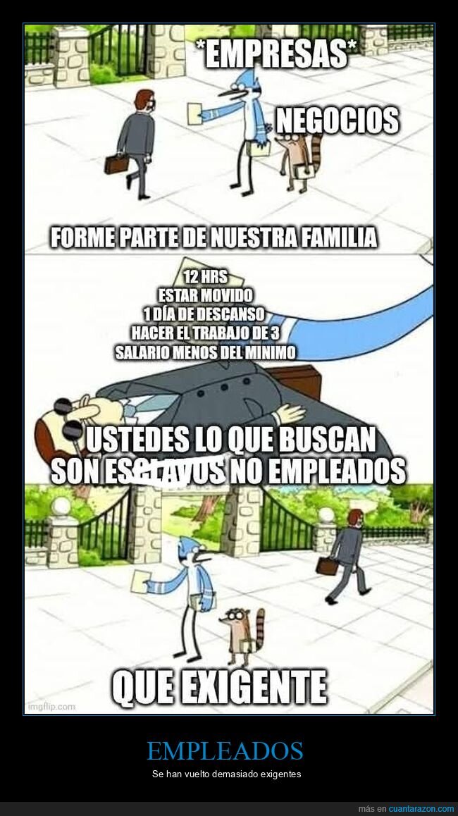 empresas,empleados,esclavos