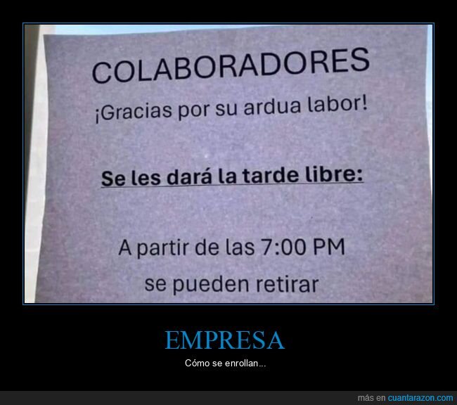 tarde,libre,hora,carteles