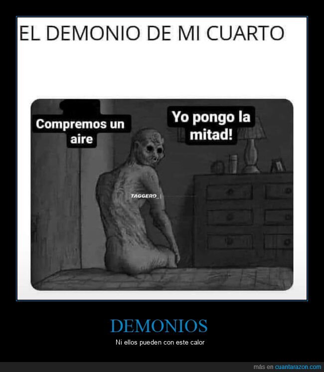 demonio,aire acondicionado