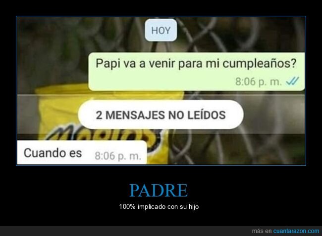 padre,hijo,cumpleaños,whatsapp