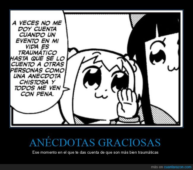 traumas,anécdota graciosa