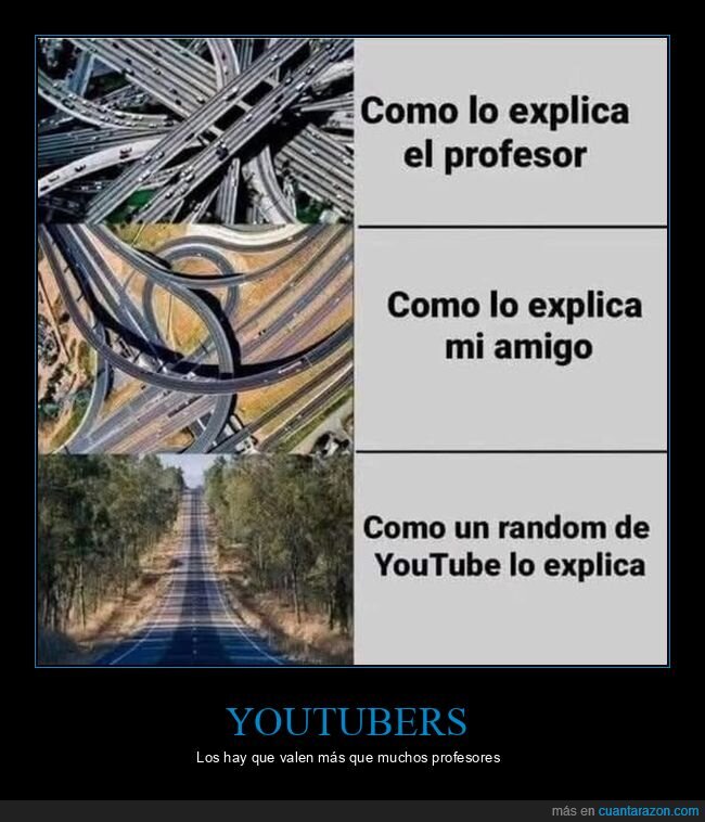 explicar,profesor,amigo,youtuber