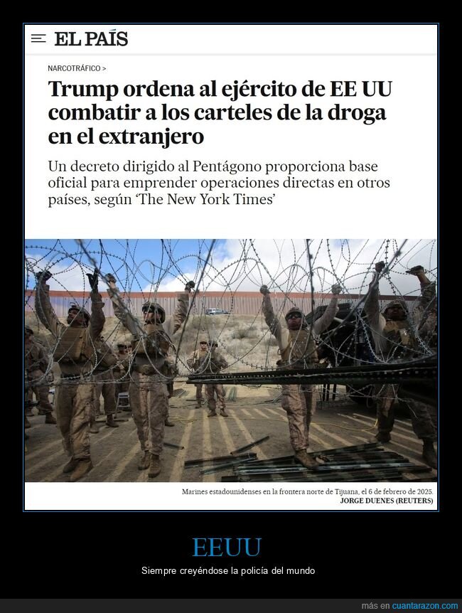 donald trump,ejército,eeuu,carteles,extranjero