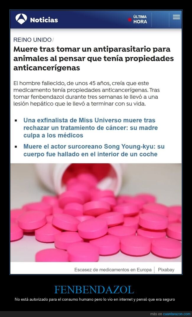 antiparasitario,animales,cáncer