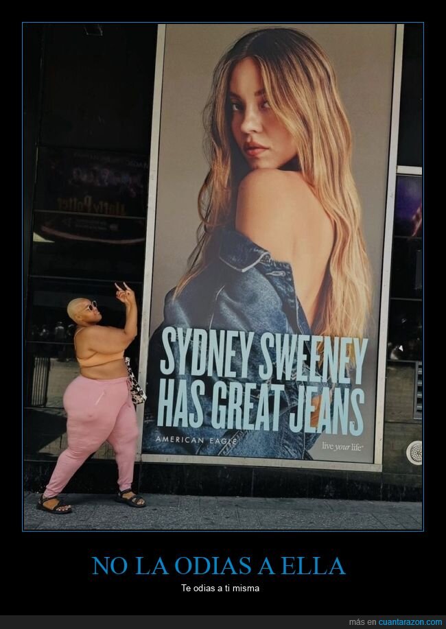 sydney sweeney,anuncio,odiar
