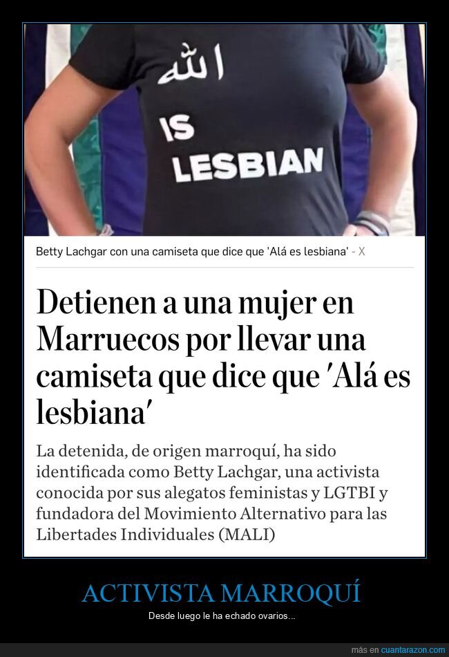 marruecos,alá,lerbiana,activista,detenida