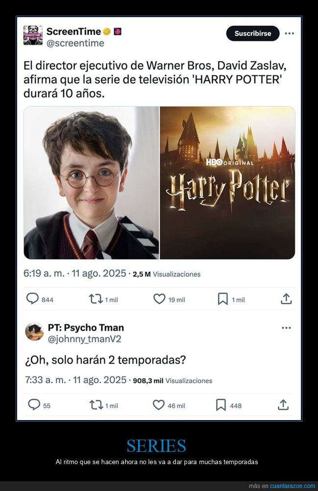 10 años,harry potter