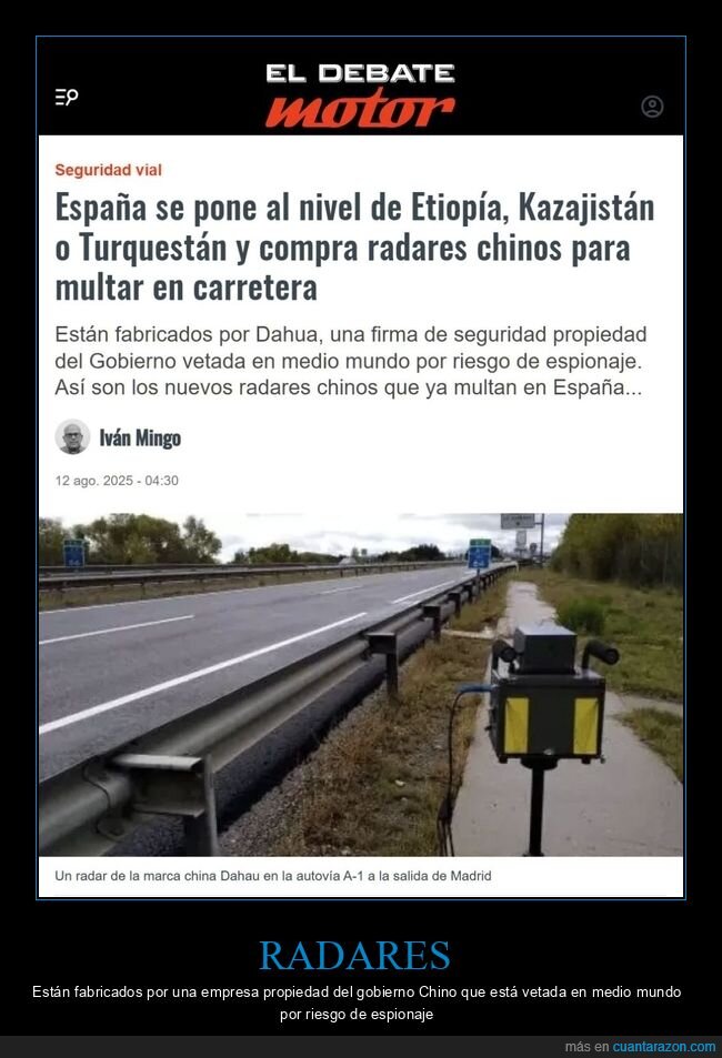 radares,chinos,españa