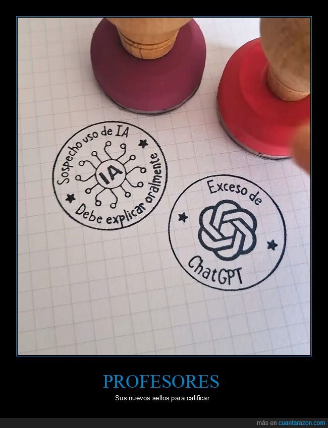 profesores,sellos,ia