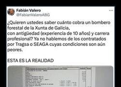 Enlace a El sueldo de los bomberos forestales gallegos
